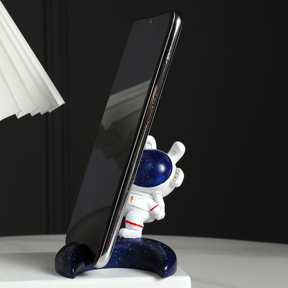 LAKAMIER Mô Hình Điêu Khắc Phi Hành Gia Bằng Nhựa Resin Trang Trí Điện Thoại