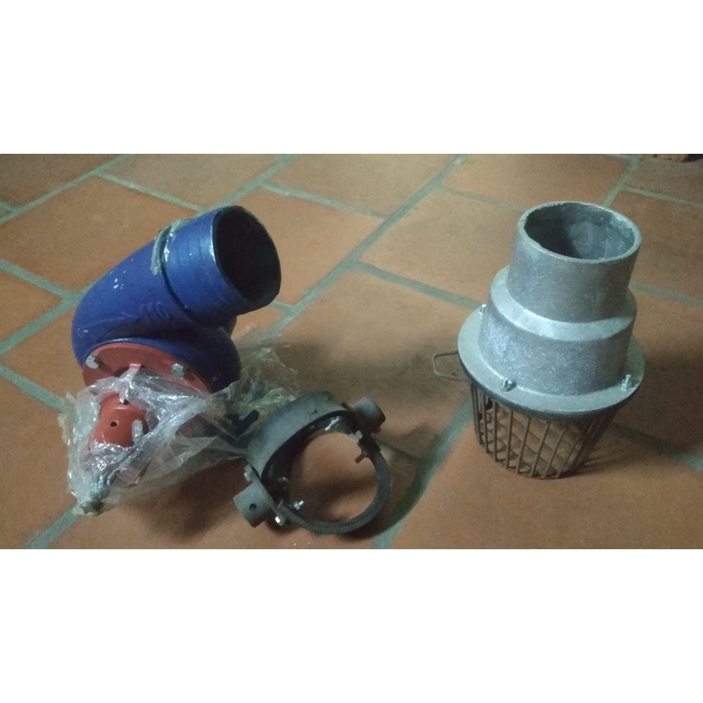 ĐẦU BƠM 76, 90, 110 LẮP ĐỘNG CƠ MÁY NỔ