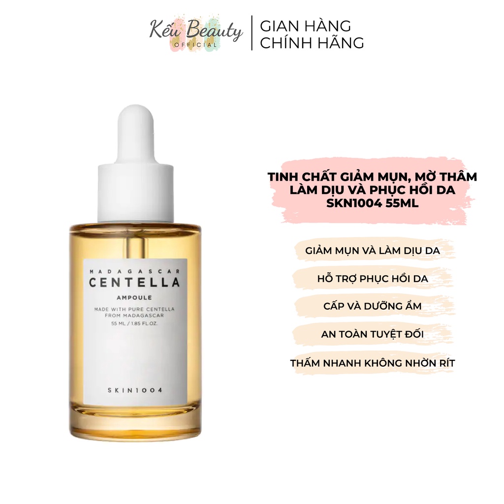 Tinh Chất Giảm Mụn, Mờ Thâm, Phục Hồi & Làm Dịu Da Skin1004 Madagascar Centella Ampoule 55ml