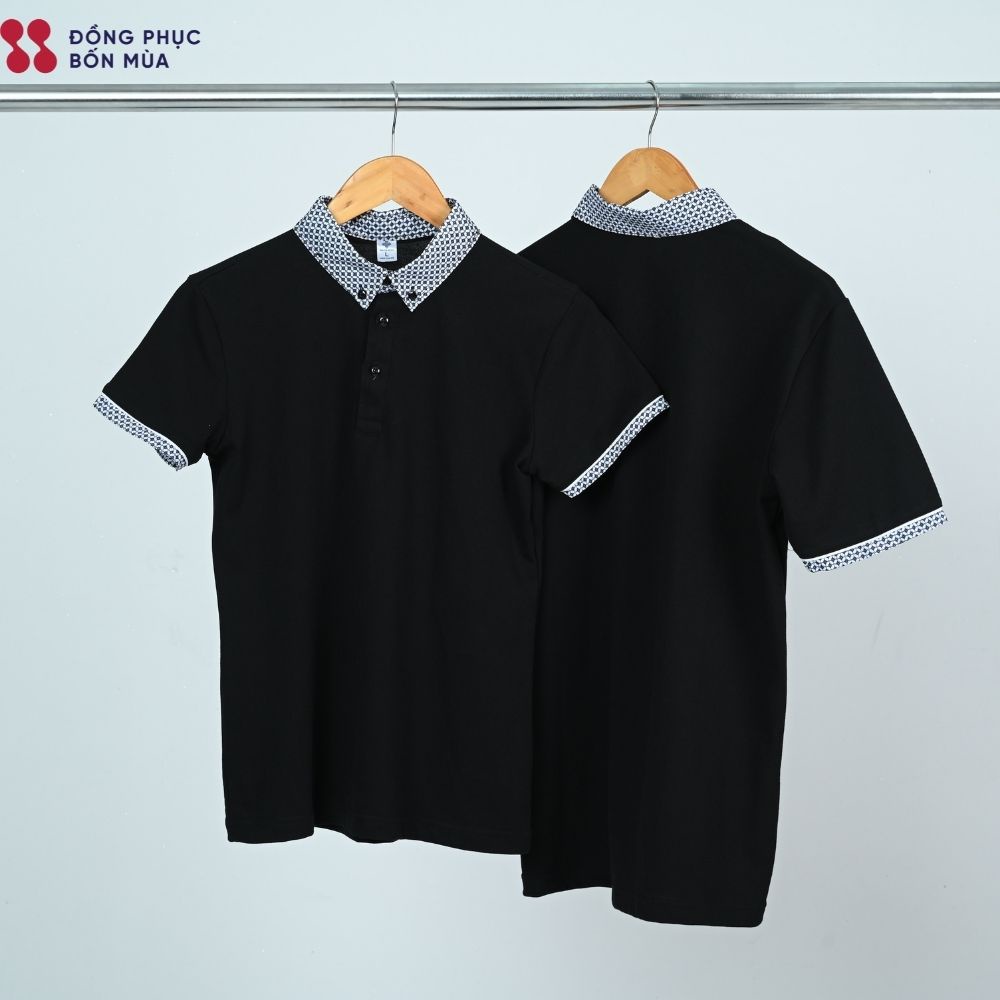 [HÀNG LOẠI 1] Áo phông nữ có cổ, polo nam cổ viền dệt cotton kiểu cá sấu thời trang sẵn hàng kèm video