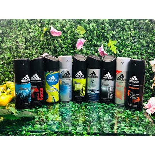 Bộ 3 chai xịt khử mùi ADIDAS nam mùi ngẫu nhiên