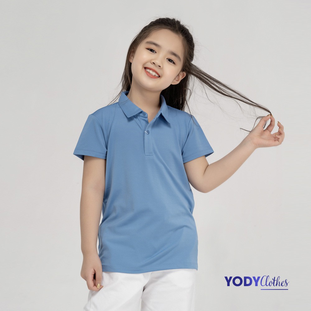 Áo thun polo trẻ em yody vải coolmax thoáng mát chuẩn form KID3056