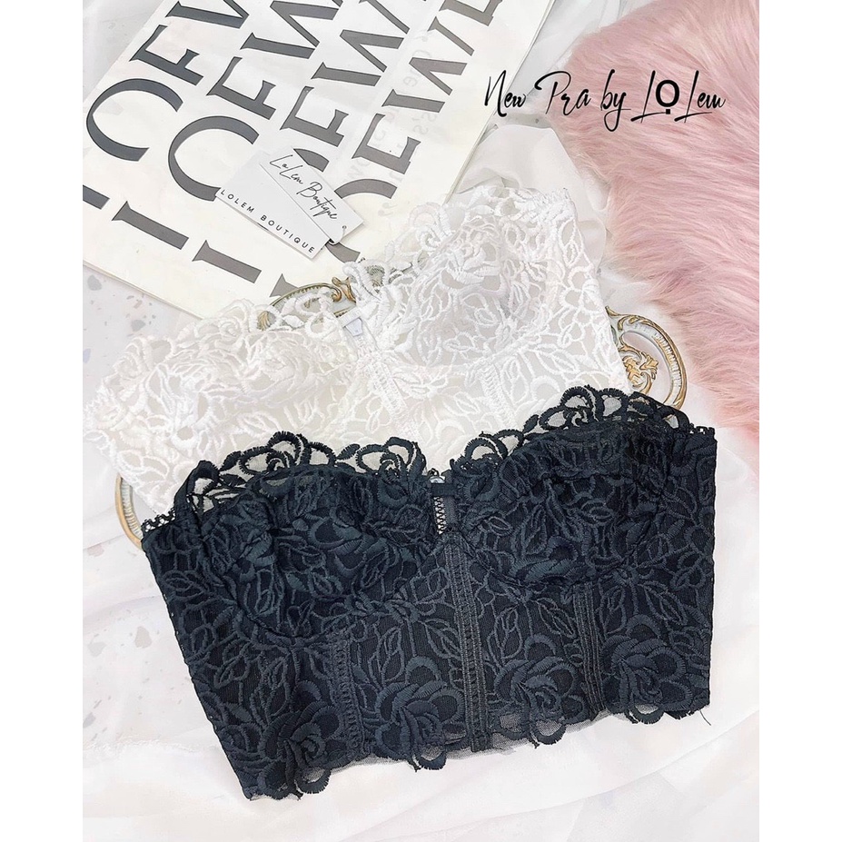 ÁO LÓT NỮ - ÁO HAI DÂY ÁO BRA REN CROPTOP THÊU 2 DÂY LÓT LƯỚI GỌNG SEXY QUYẾN RŨ BRALETTE CHẤT ĐẸP