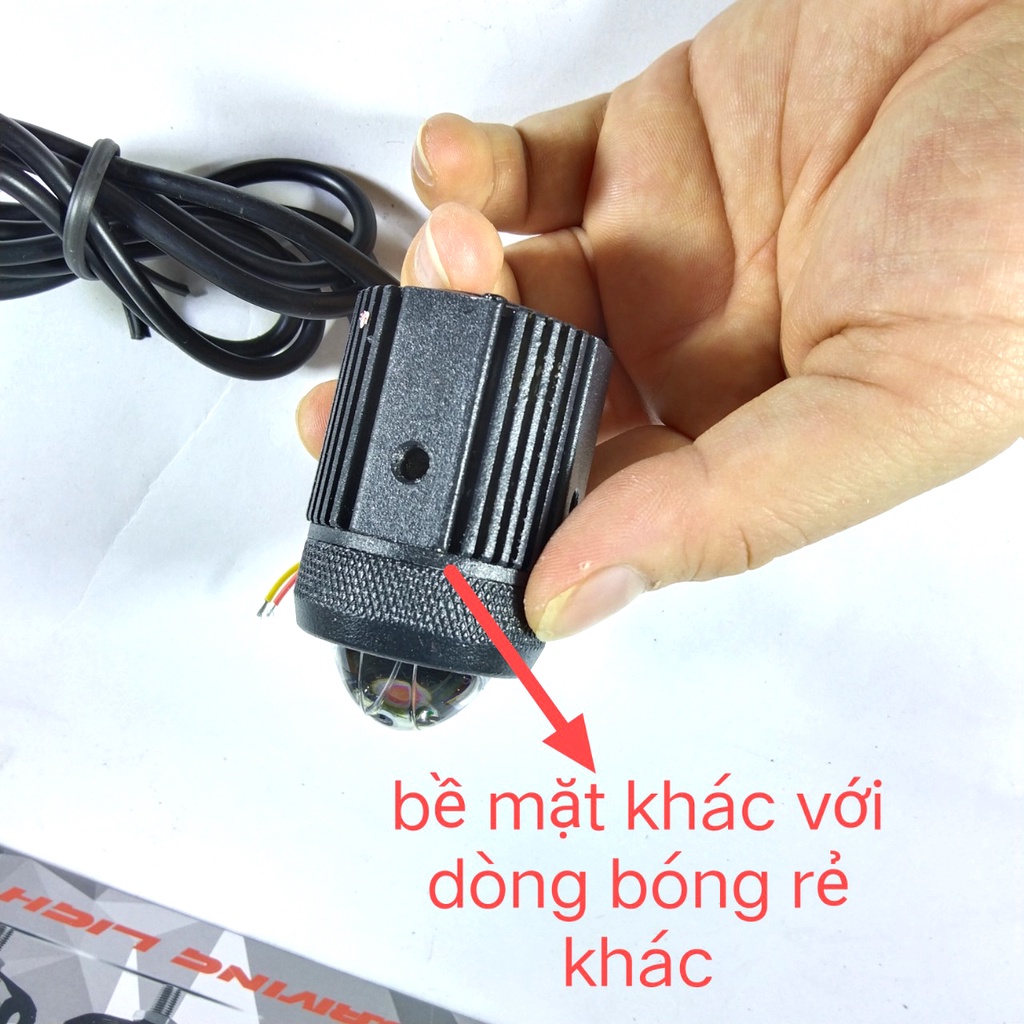 Đèn Trợ Sáng Bi 2 chế độ vàng - trắng (giá 1 chiếc) HỘP VUÔNG