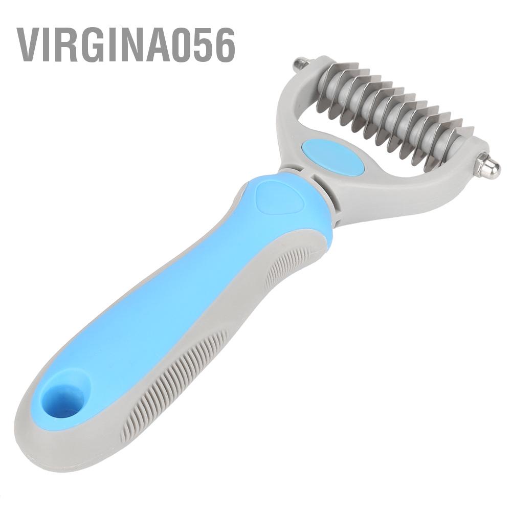 Lược chải lông hai mặt bằng thép không gỉ cho thú cưng tiện dụng