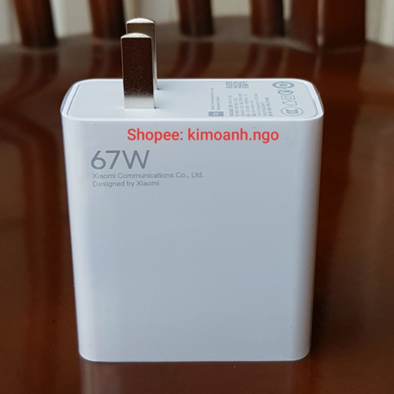 Bộ Sạc Nhanh 67W Xiaomi Redmi, Poco New Seal.