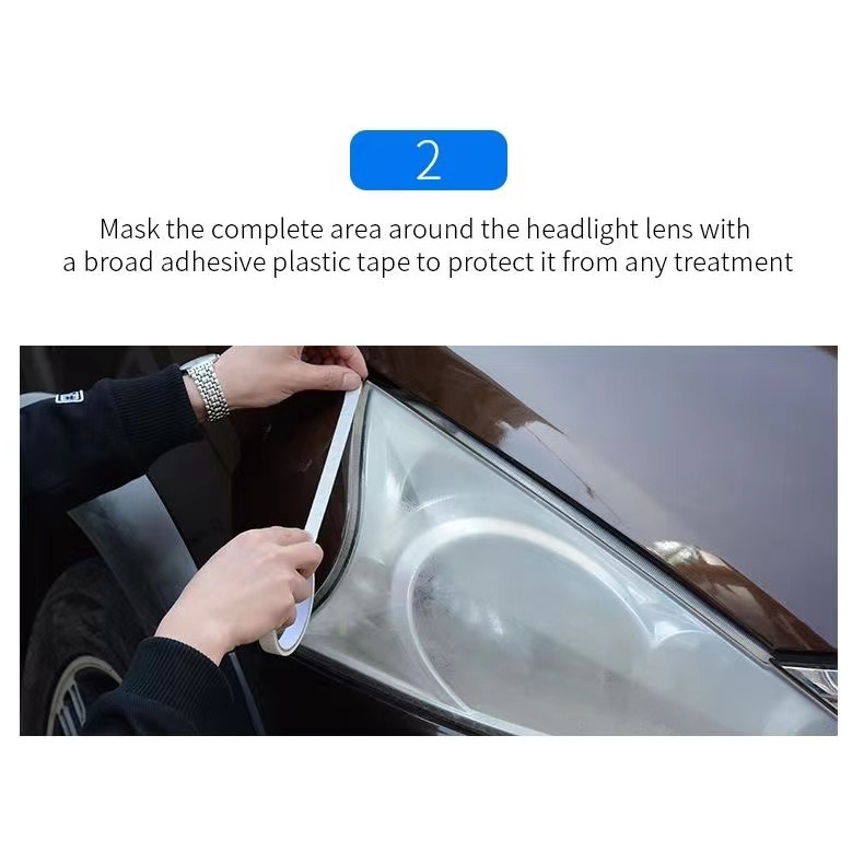 Bình xịt phủ đánh bóng đèn pha ô tô chống ố vàng dung tích 10ml 30ml H&amp;L