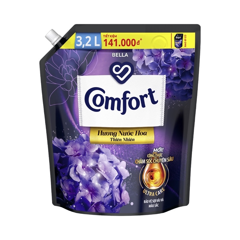NƯỚC XẢ LÀM MỀM VẢI COMFORT TÚI 3,2L
