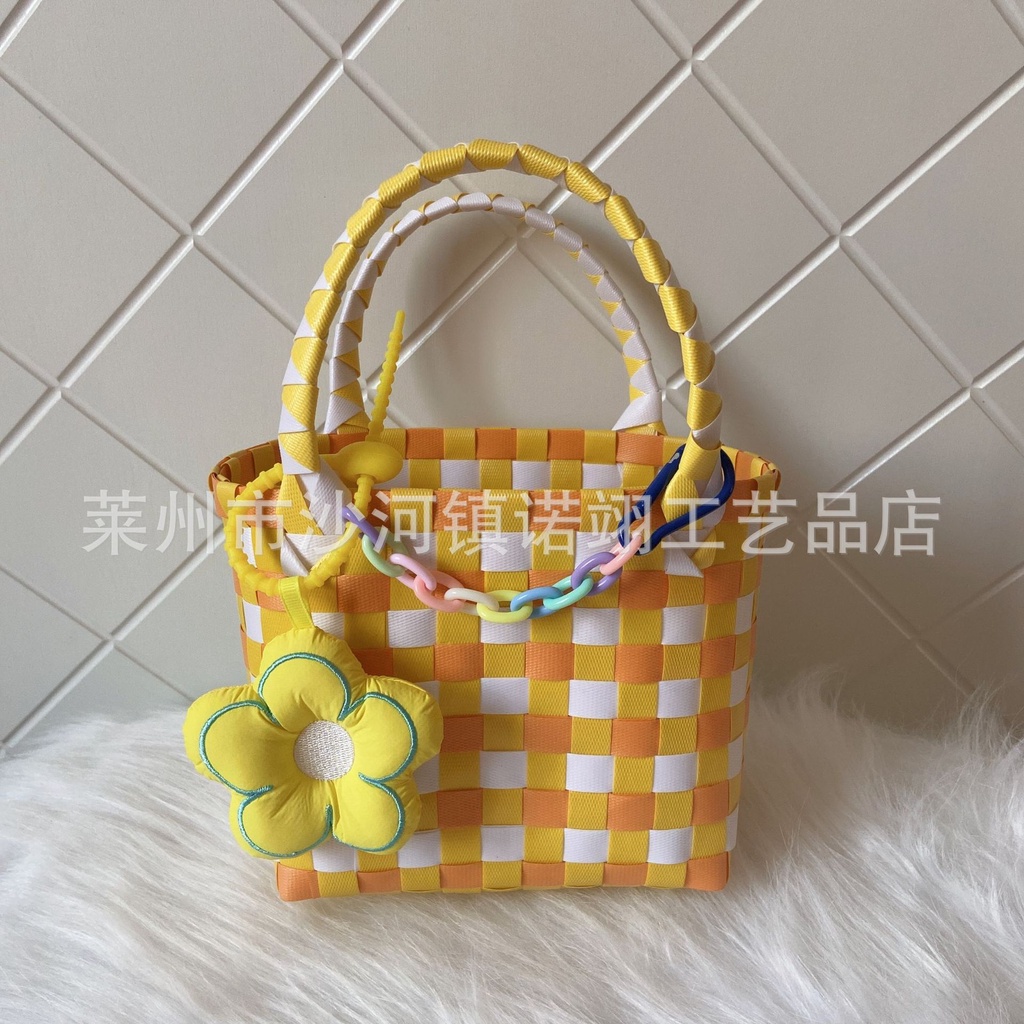 Túi Xách Tay Hình Vuông Nhỏ Bằng Nhựa Đơn Giản Thời Trang Mùa Hè Hàng Mới Dành Cho Bạn Nữ / Trẻ Em / Đi