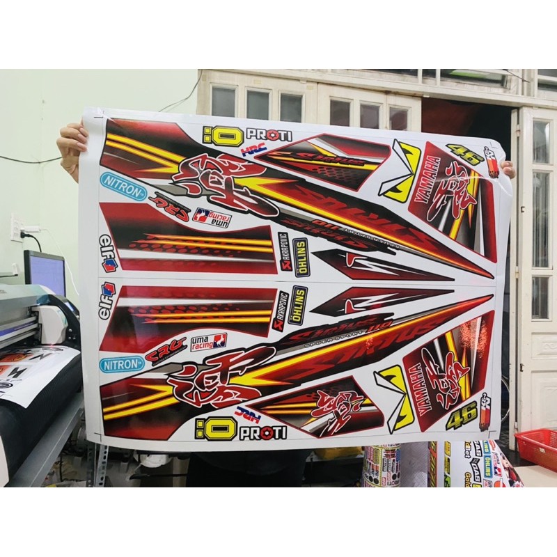 ( Quí khách vui lòng mang ra tiệm cho thợ dán ) Tem Sirius chữ tàu