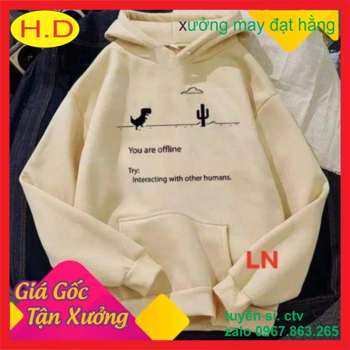áo hoodie nỉ bông khủng long chạy🦋áo hodi nỉ thời trang thu đông nam nữ, cặp đôi🦋form thụng unisex freesize ulzzang 🦋 | BigBuy360 - bigbuy360.vn