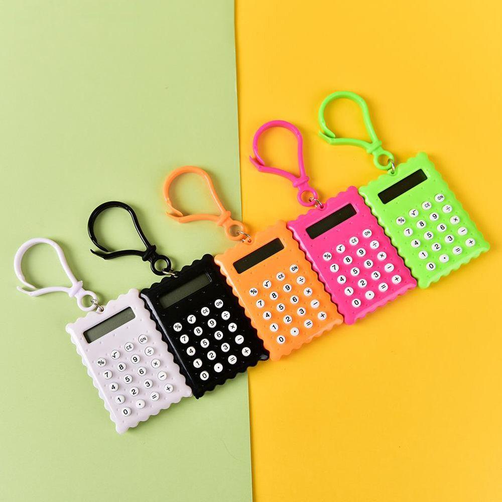 Máy Tính Điện Tử Mini Cài Nút Pin Bỏ Túi Tiện Dụng Cho Học Sinh / Văn Phòng