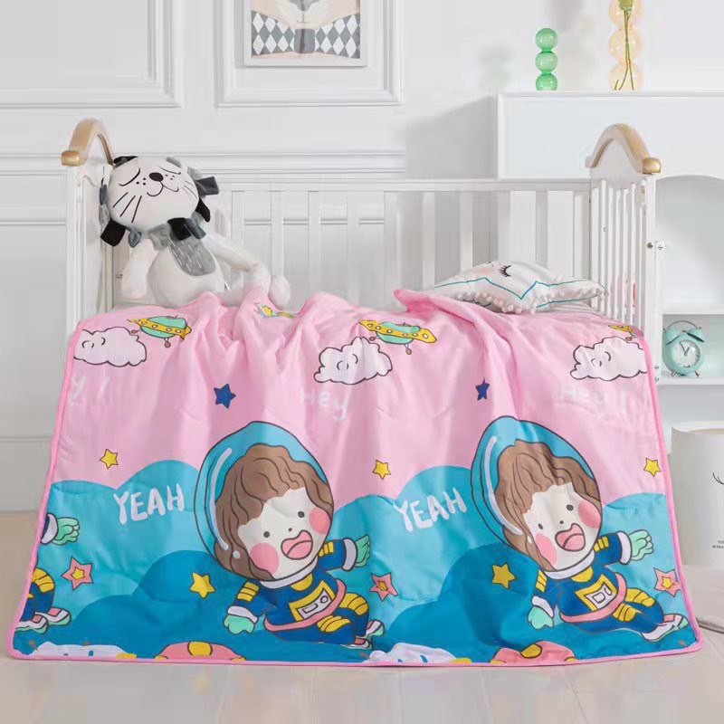 [MẪU MỚI] Mền Chăn Đũi Cotton 2 Mặt Đắp Hè Thu Điều Hoà Cho Bé Mẫu Mới Nhất 2021