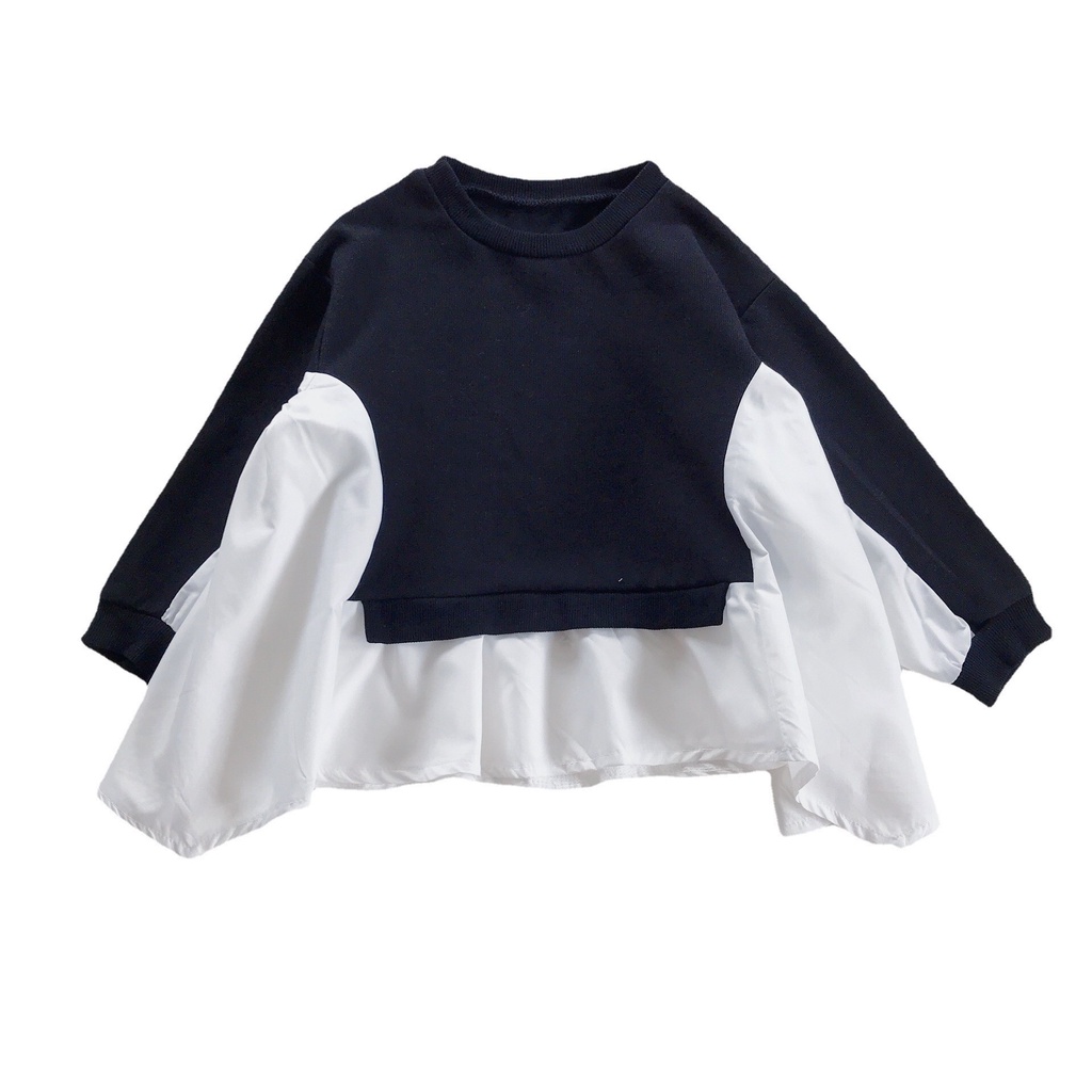 (12-32kg)Áo Nỉ Điệu Đà Phong Cách Hàn Quốc Cho Bé Gái