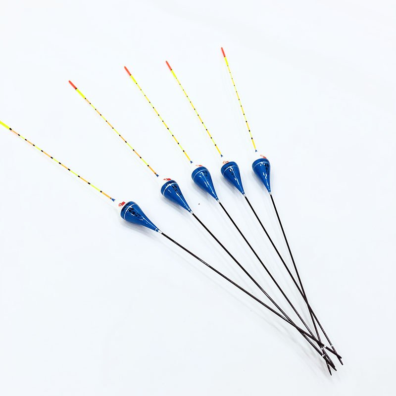 Phao câu cá nano, câu đơn câu đài màu xanh câu cá nhạy, có đủ thông số mã A-006