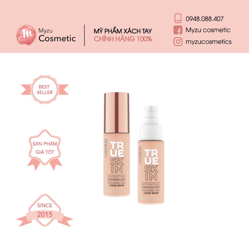 Kem Nền Catrice True Skin Hydrating Foundation