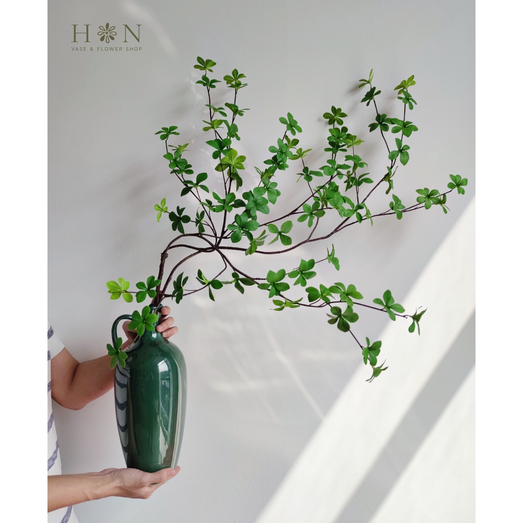 Cành Thạch Nam giả thân nâu loại 1 giống thật  - Han decor