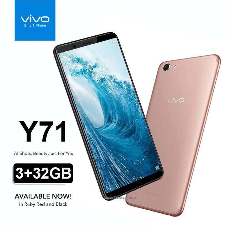 ĐIỆN THOẠI VIVO Y71 ZIN RAM 3GB/32GB, CHƠI GAME MƯỢT, MỚI 99% Bảo Hành 06 tháng.