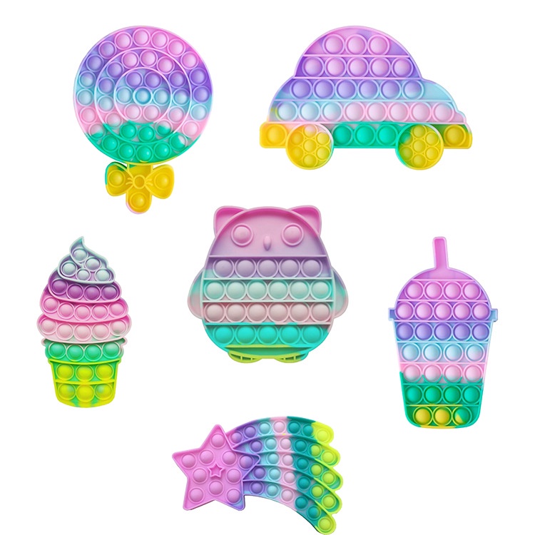 Móc Khóa Silicone Nhiều Màu Sắc