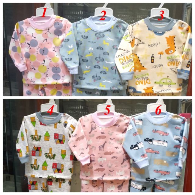 [Bảng 1] Bộ Nỉ Bộng Cổ Chui Loại Đẹp Cho Bé (5-14.5KG) (729) | BigBuy360 - bigbuy360.vn