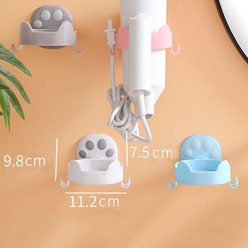 Giá Kệ Móc Đỡ Máy Sấy Hiện Đại Đa Năng Móc Dán Tường Chịu Lực