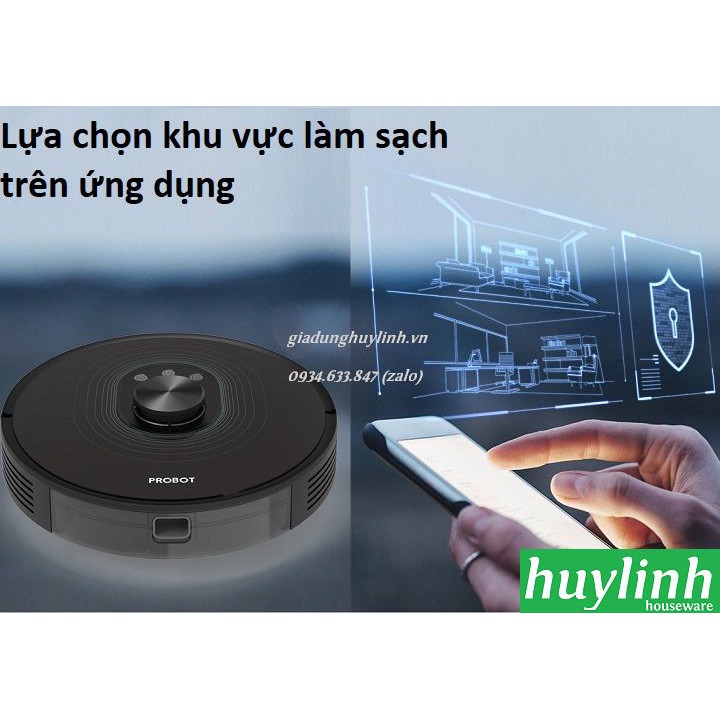 FREESHIP Robot hút bụi lau nhà tự động Probot Nelson A9 Max - Tự động đổ rác - Tặng kèm cân Tanita BC849