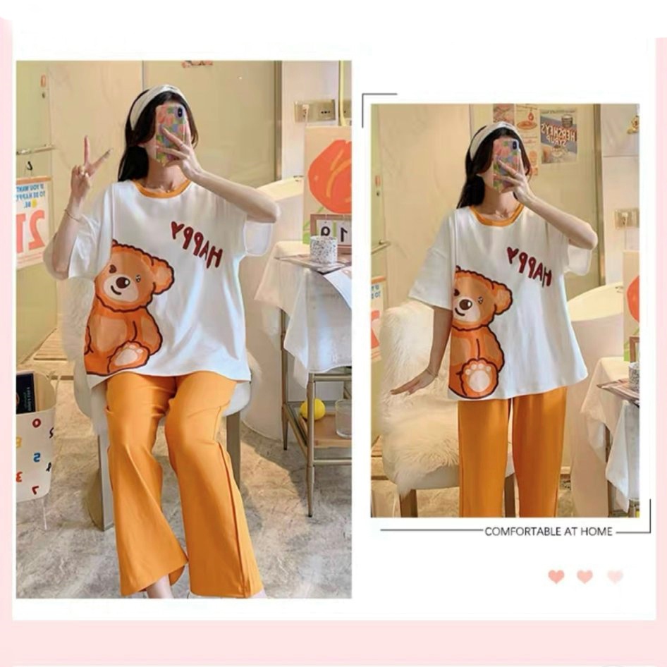 Bộ bầu - bộ sau sinh - cho con bú - chất liệu coton - mềm - mịn - mát