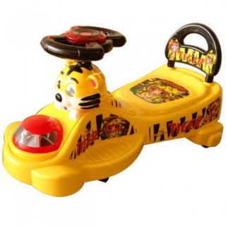 [SIÊU KHUYẾN MÃI] XE LẮC CON HỔ CÓ TỰA CHO BÉ | M1362-X3B LOẠI ĐẠI