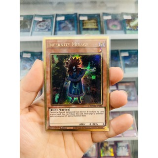 Thẻ Bài Lẻ YugiOh! Mã MAGO-EN005 - Infernity Mirage - Premium Gold Rare - 1st Edition