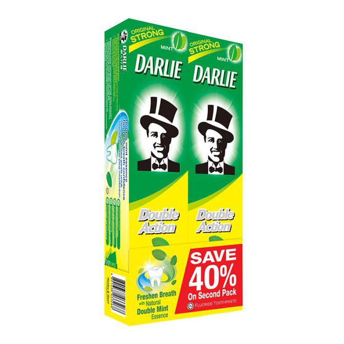 Bộ 2 Tuýp Kem Đánh Răng Darlie X 225 Gram Chất Lượng Cao