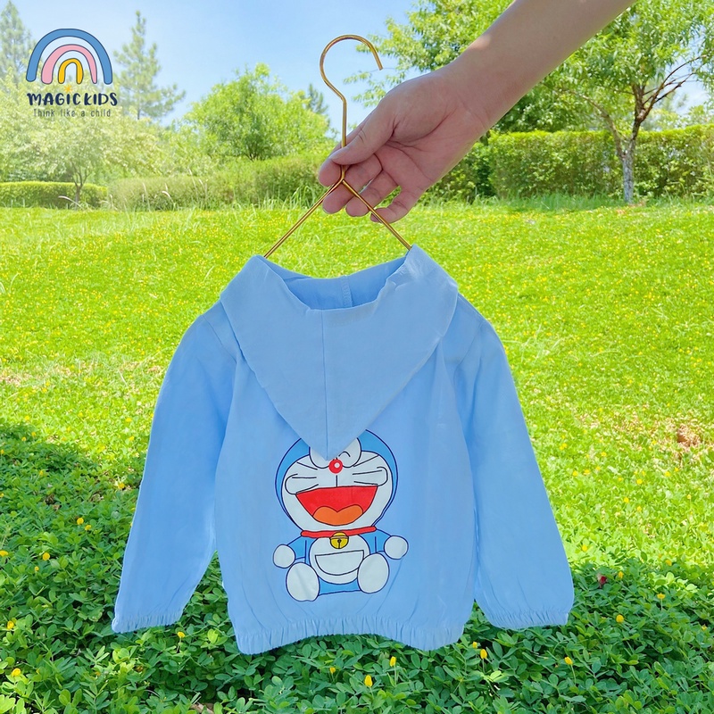 Áo khoác trẻ em hình cá voi dễ thương, áo khoác chống nắng cho bé trai và bé gái Magickids Quần áo trẻ em