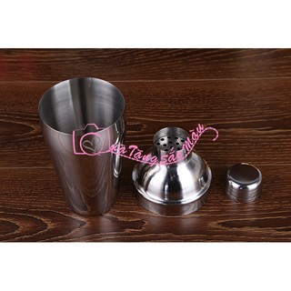 Bình lắc inox pha trà sữa – dụng cụ pha chế cocktail chuyên nghiệp, có lưới lọc, nhiều dung tích