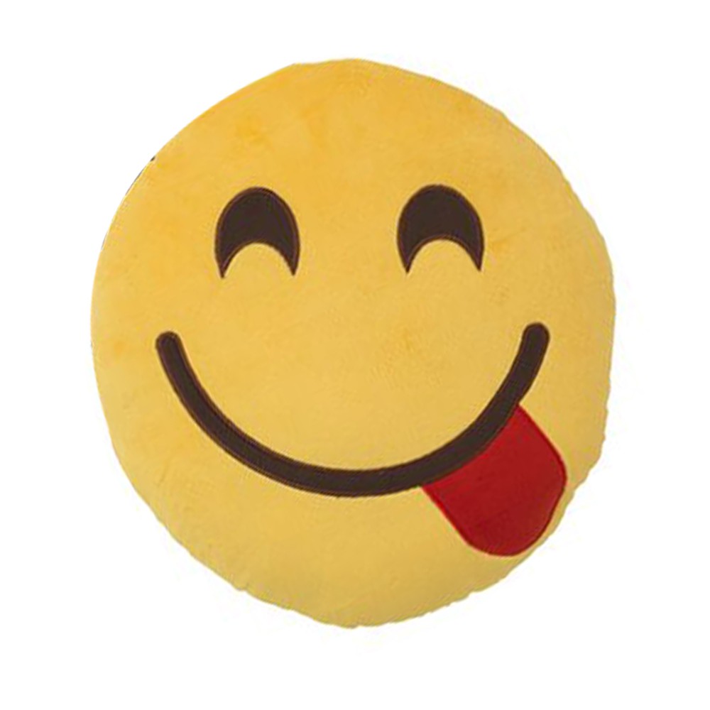 Gối trang trí hình mặt cười | JYSK Emoji | DK35cm