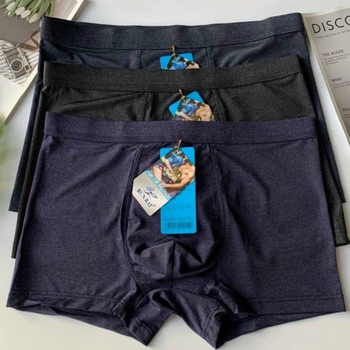 Quần sịp Đùi boxres nam Muối Tiêu cao cấp bigsize lớn 3xl 4xl 70kg 80kg 90kg 100kg 110kg cotton thun lạnh; bikini nam