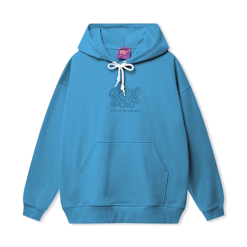 Hoodie chân cua 8YO TERRY FABRIC - Xanh