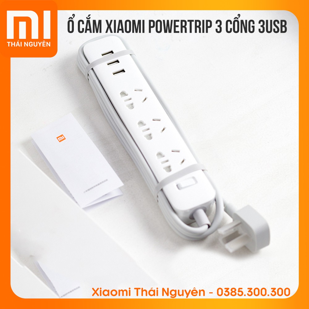 Ổ cắm Xiaomi Powertrip 3 cổng 3 USB