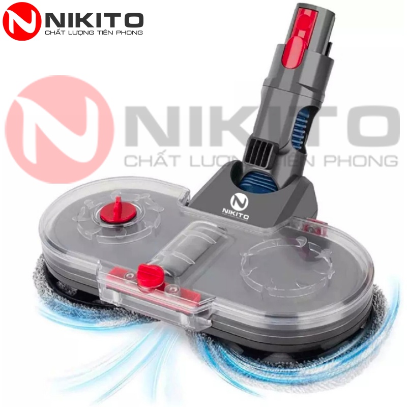 Bộ 2 Miếng Vải Lau Nhà Thay Thế Cho Máy Hút Bụi Cầm Tay Không Dây, Dùng Được Nhiều Loại Máy Hút Bụi Không Dây - LULINSO