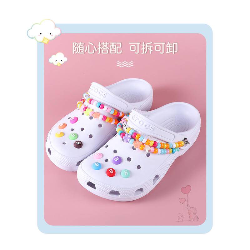 crocs sticker Phụ Kiện Trang Trí Giày Dễ Thương DIYshoes sticker Accessories Stickers Sandals Shoe Decoration