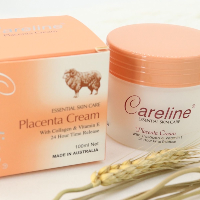 Kem nhau thai cừu Careline Collagen Q10 Plus Giúp Mờ Thâm Nám 100ml của Úc