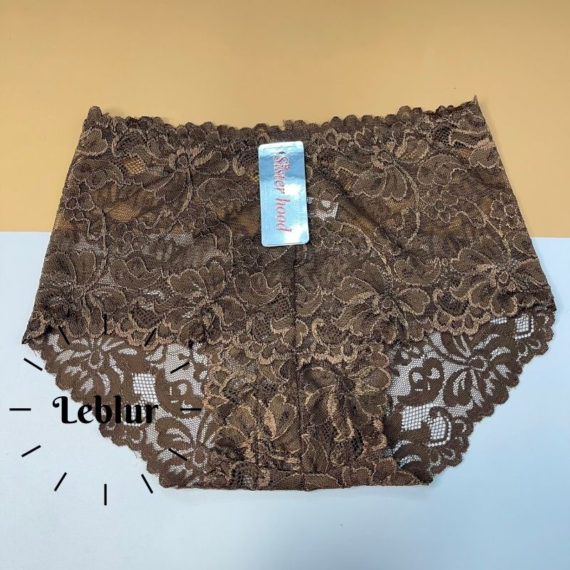 Quần lót ren xuyên thấu cao cấp Thái Lan, chip Sisterhood co dãn cạp cao 1297, Leblur