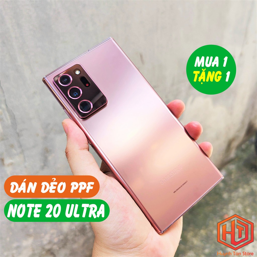 [Mua 1 tặng 1] Dán dẻo PPF Samsung Note 20 Ultra bảo vệ toàn diện