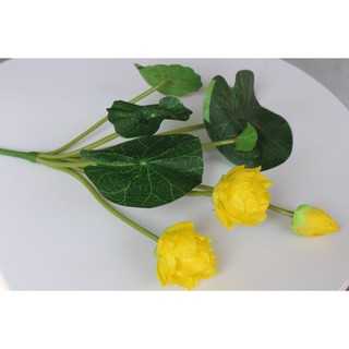 Hoa lụa/ Hoa sen nhí trang trí