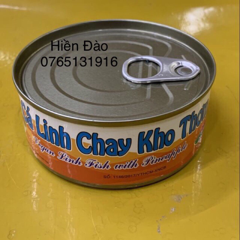 Cá Linh chay kho thơm