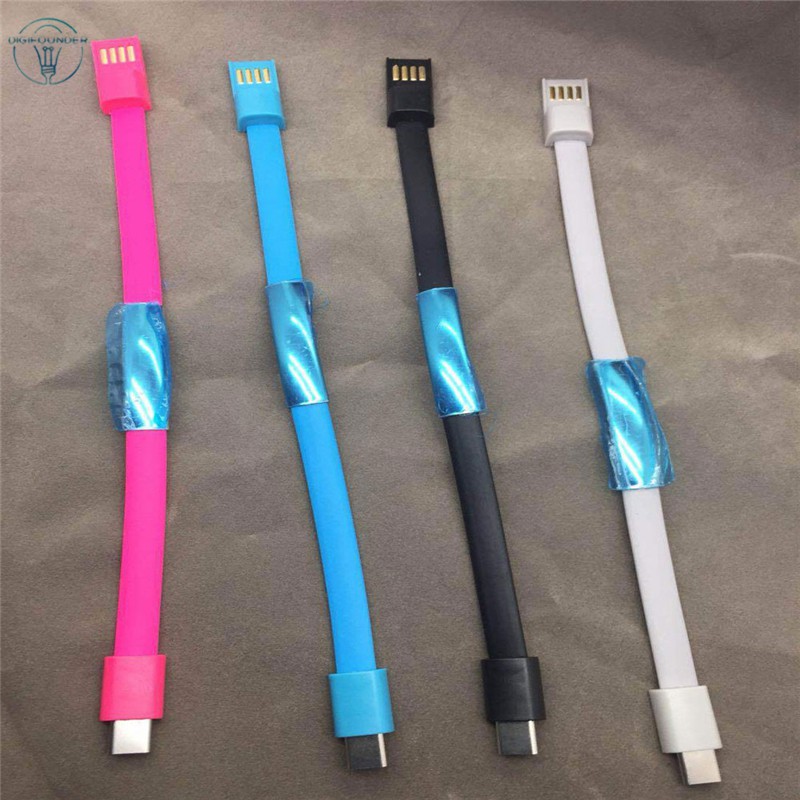Dây cáp sạc Micro USB truyền dữ liệu dạng vòng đeo tay cho Android iPhone