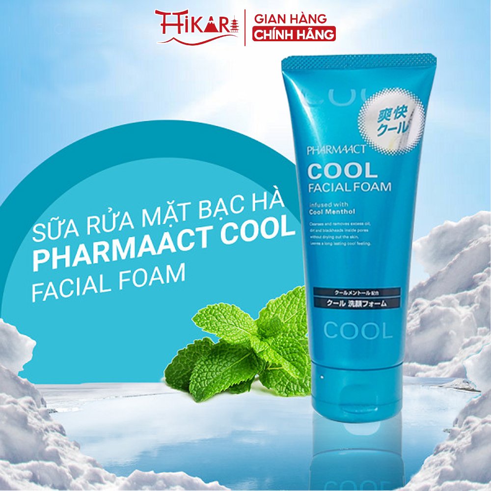 Sữa Rửa Mặt Dành Cho Nam Kumano Pharmaact Cool 130g