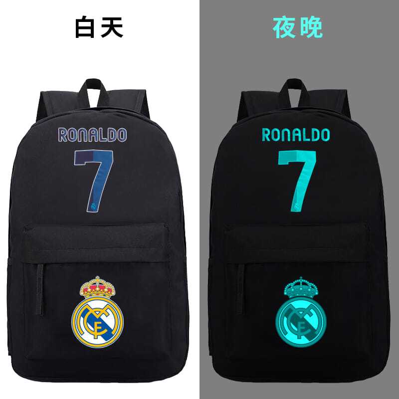 Hàng Có Sẵn Ba Lô Đi Học Sân Vận Động Châu Âu Cầu Thủ Messi Cristiano Ronaldo Phát Quang Cho Nam Và Nữ