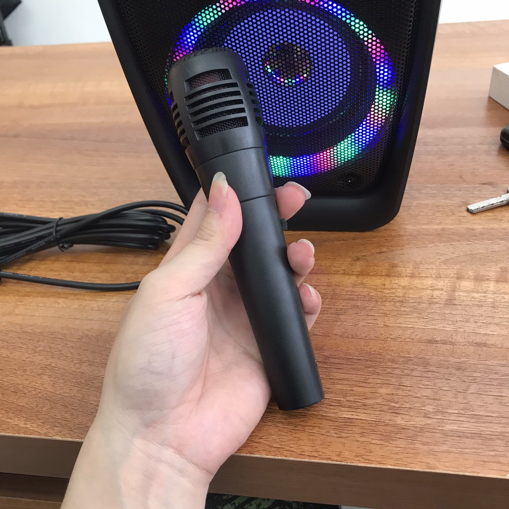 [mua 1 tặng 1]Loa Karaoke Bluetooth LZ-4206 Công Suất Lớn Âm Thanh Khuếch Đại Gấp Nhiều Lần,Có Tặng Kèm Míc Có Dây