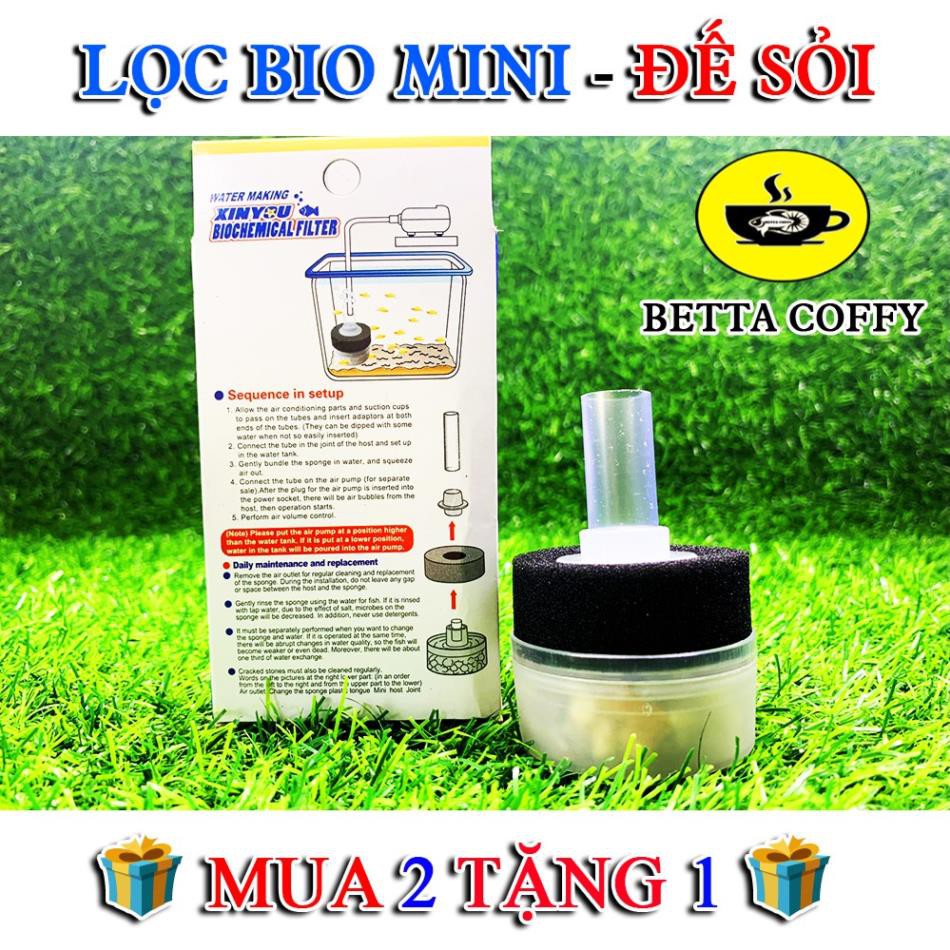 💦 Lọc Vi Sinh BIO mini - ĐẾ SỎI - Không cần thay nước