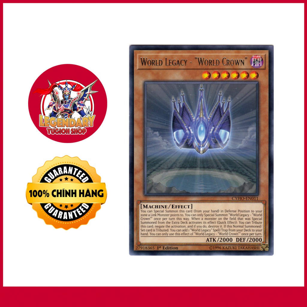 [Thẻ Bài Yugioh Chính Hãng] World Legacy - World Crown
