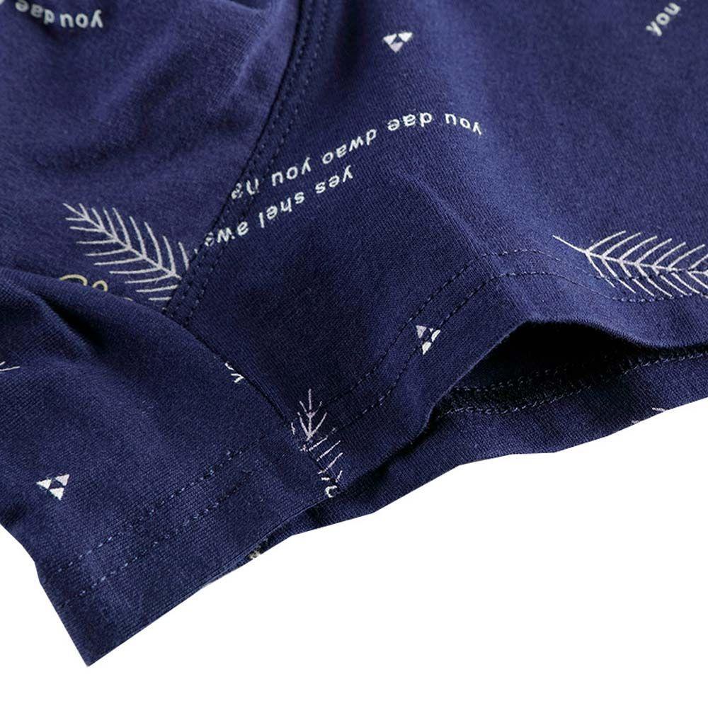 Quần Lót Chữ U Lưng Vừa In Họa Tiết Lá Thời Trang Cho Nam